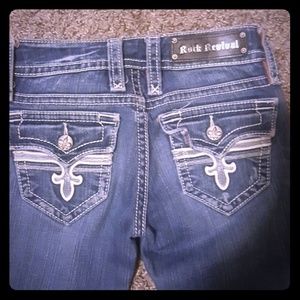 Rock Revival Tori Straight Buckle Jeans 26